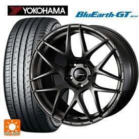 トヨタ ヴォクシー(90系)用 205/55R17 95V XL ヨコハマ ブルーアースGT AE51 ウェッズ ウェッズスポーツ SA27R EJ-BRONZE 新品サマータイヤホイール 4本セット