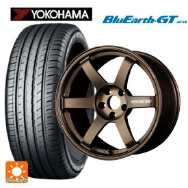 195/55R15 85V ヨコハマ ブルーアースGT AE51 レイズ ボルクレーシング TE37サーガ S-プラス BR 15-7J 国産車用 サマータイヤホイール4本セット