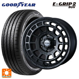 【5/30限定 最大3万円OFFクーポン】トヨタ ランドクルーザープラド(150系)用 265/65R17 112H グッドイヤー エフィシェントグリップ 2 SUV マッドヴァンス X タイプF フルマットブラック 新品サマータイヤホイール 4本セット