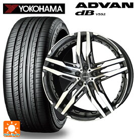 トヨタ ヴェルファイア(40系)用 225/60R18 104W XL ヨコハマ アドバンデシベル V552 シャレン RG グラファイトメタル×ポリッシュ 新品サマータイヤホイール 4本セット