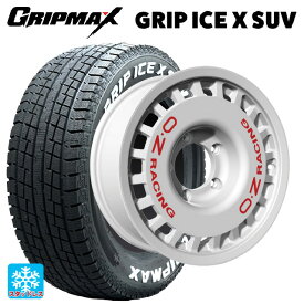 即日発送 【最大3万円OFFクーポン 6/11 1:59迄】215/70R16 100Q グリップマックス グリップアイスエックス SUV ホワイトレター # オーゼット レーシング ラリーレーシング 4×4 Race White 16-5.5J 国産車用 スタッドレスタイヤホイール4本セット