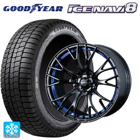 トヨタ ノア(90系)用 215/45R18 89Q グッドイヤー アイスナビ8 ウェッズスポーツ SA20R BLC2 新品スタッドレスタイヤホイール 4本セット