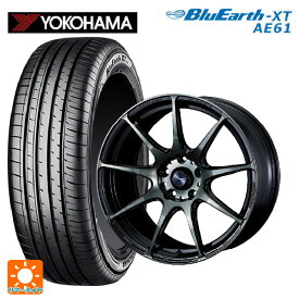 トヨタ プリウス(60系)用 195/60R17 90H ヨコハマ ブルーアースXT AE61 ウェッズスポーツ SA99R WBC 新品サマータイヤホイール 4本セット