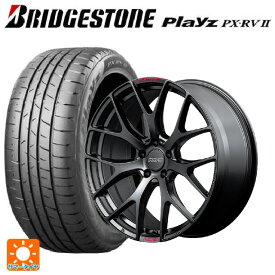 即日発送 【最大3万円OFFクーポン 6/11 1:59迄】トヨタ プリウス(60系)用 225/45R19 96W XL ブリヂストン プレイズ PX-RV2 正規品 ホムラ 2X7FT スポーツエディション B7J 新品サマータイヤホイール 4本セット