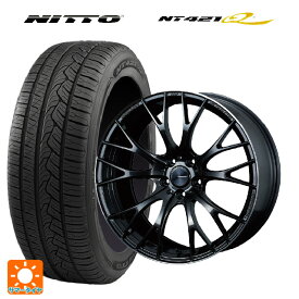 255/45R20 105W XL ニットー NT421Q ウェッズ ウェッズスポーツ SA20R METAL-BLACK/F 20-8.5J 国産車用 サマータイヤホイール4本セット