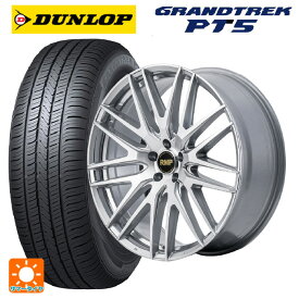 トヨタ アルファード(40系)用 225/60R18 100H ダンロップ グラントレックPT5 RMP 029F ハイパーメタルコート/ミラーカット 新品サマータイヤホイール 4本セット