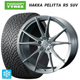 【最大3万円OFFクーポン 6/11 1:59迄】トヨタ ハリアー(80系)用 225/55R19 103R XL ノキアン ハッカペリッタR5 SUV エフゼロ FZ-2 BRUSHED 新品スタッドレスタイヤホイール 4本セット