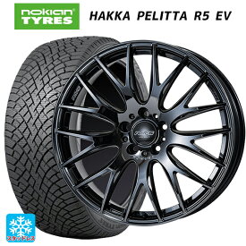 即日発送 【最大3万円OFFクーポン 6/11 1:59迄】トヨタ ヴェルファイア(40系)用 235/45R20 100T XL ノキアン ハッカペリッタR5 EV ホムラ 2X9 プラス ジェットブラックエディション3 YNK 新品スタッドレスタイヤホイール 4本セット