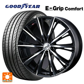 即日発送 トヨタ ハリアー(80系)用 225/55R19 99V グッドイヤー エフィシェントグリップ コンフォート レオニス WX BKMC 新品サマータイヤホイール 4本セット