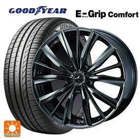 トヨタ プリウス(60系)用 195/60R17 90V グッドイヤー エフィシェントグリップ コンフォート レオニス VX BMC1 新品サマータイヤホイール 4本セット