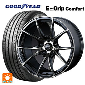 235/45R18 94W グッドイヤー エフィシェントグリップ コンフォート ウェッズ ウェッズスポーツ SA10R ZBB 18-8.5J 国産車用 サマータイヤホイール4本セット