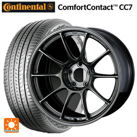 【最大3万円OFFクーポン 6/11 1:59迄】トヨタ GR86(ZN8)用 205/55R16 91V コンチネンタル コンフォートコンタクト CC7 正規品 ウェッズスポーツ TC105X EJ-TITAN 新品サマータイヤホイール 4本セット