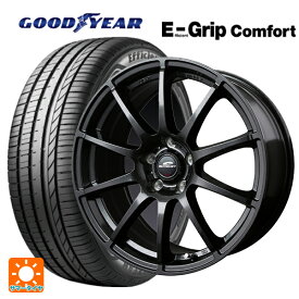 即日発送 トヨタ クラウンクロスオーバー(35系)用 225/60R18 100V グッドイヤー エフィシェントグリップ コンフォート シュナイダー スタッグ（限定） # ストロングガンメタ 新品サマータイヤホイール 4本セット