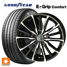 即日発送 245/50R18 100W グッドイヤー エフィシェントグリップ コンフォート 共豊 スマック ヴァルキリー # サファイアブラックxメタリックポリッシュ 18-8J 国産車用 サマータイヤホイール4本セット