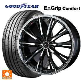 トヨタ プリウス(60系)用 195/60R17 90V グッドイヤー エフィシェントグリップ コンフォート レオニス RT PBMC 新品サマータイヤホイール 4本セット