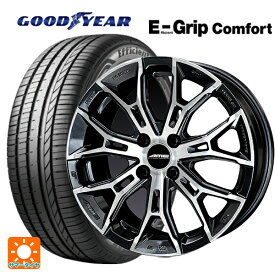 【6/4 20時〜 最大3万円OFFクーポン】185/55R16 83V グッドイヤー エフィシェントグリップ コンフォート 共豊 ガレルナ フィヌラ made by エンケイ ブルーガンメタリック×ポリッシュ 16-6.5J 国産車用 サマータイヤホイール4本セット