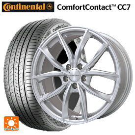 プジョー 3008(P845系)用 225/60R17 99V コンチネンタル コンフォートコンタクト CC7 正規品 VPライン シルバーポリッシュ 新品サマータイヤホイール 4本セット