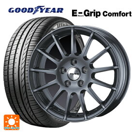 【最大3万円OFFクーポン 5/27 1:59迄】フィアット 500X(334系)用 215/60R16 95H グッドイヤー エフィシェントグリップ コンフォート アーヴィン F01 ガンメタリック 新品サマータイヤホイール 4本セット