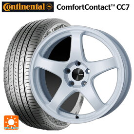 【6/4 20時〜 最大3万円OFFクーポン】185/60R16 86H XL コンチネンタル コンフォートコンタクト CC7 正規品 エンケイ パフォーマンスライン PF05 W 16-6.5J 国産車用 サマータイヤホイール4本セット