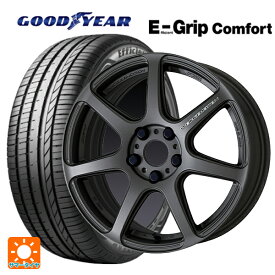 トヨタ ハリアー(80系)用 225/60R18 100V グッドイヤー エフィシェントグリップ コンフォート エモーション T7R MGM 新品サマータイヤホイール 4本セット