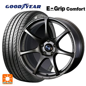 トヨタ プリウス(60系)用 195/60R17 90V グッドイヤー エフィシェントグリップ コンフォート ウェッズスポーツ SA75R EJ-BRONZE 新品サマータイヤホイール 4本セット