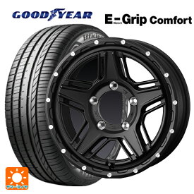 トヨタ プリウス(60系)用 195/60R17 90V グッドイヤー エフィシェントグリップ コンフォート マッドヴァンス07 FULL MAT BLACK 新品サマータイヤホイール 4本セット