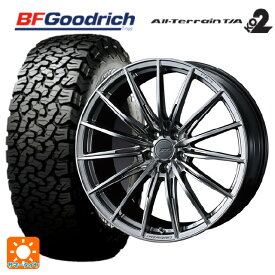 【5/30限定 最大3万円OFFクーポン】ニッサン エクストレイル(33系)用 235/60R18 108/104R BFグッドリッチ オールテレーン TA KO2 ブラックレター 正規品 エフゼロ FZ-4 DIAMOND BLACK 新品サマータイヤホイール 4本セット