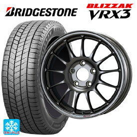 【最大3万円OFFクーポン 6/11 1:59迄】195/55R16 87Q ブリヂストン ブリザック VRX3 正規品 エンケイ エンケイスポーツ RC-T5 Dark Silver 16-6.5J 国産車用 スタッドレスタイヤホイール4本セット