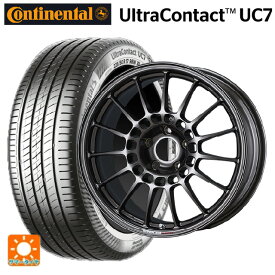 【5/25限定抽選で100％ポイントバック】235/45R17 97W XL コンチネンタル ウルトラコンタクト UC7 正規品 エンケイ エンケイスポーツ RC-T5 Dark Silver 17-8J 国産車用 サマータイヤホイール4本セット