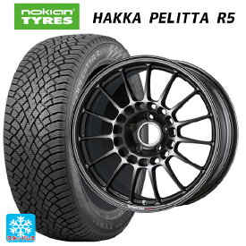 【5/25限定抽選で100％ポイントバック】235/45R17 97T XL ノキアン ハッカペリッタR5 エンケイ エンケイスポーツ RC-T5 Dark Silver 17-8J 国産車用 スタッドレスタイヤホイール4本セット