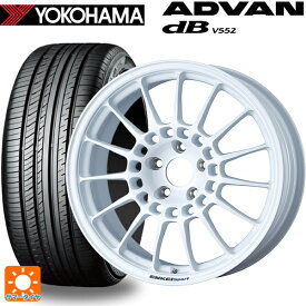 【最大3万円OFFクーポン 6/11 1:59迄】235/60R18 107W XL ヨコハマ アドバンデシベル V552 for SUV エンケイ エンケイスポーツ RC-T5 White 18-8J 国産車用 サマータイヤホイール4本セット