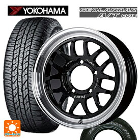 【6/22 20時〜 全品P5倍＆クーポン】スズキ ジムニーシエラ(74系)用 225/75R16 115/112R ヨコハマ ジオランダー A/T G015 ホワイトレター 正規品 レイズ A LAP(エーラップ) 07X BD 新品サマータイヤホイール 4本セット