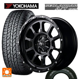 即日発送 【最大3万円OFFクーポン 6/11 1:59迄】トヨタ ハイラックス(120系)用 285/70R17 121/118S ヨコハマ ジオランダー A/T G015 ホワイトレター ナイトロパワー M10パーシング セミグロスブラック／マシニング 新品サマータイヤホイール 4本セット