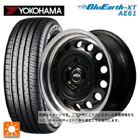 スズキ ジムニーシエラ(74系)用 215/70R16 100H ヨコハマ ブルーアースXT AE61 エムアイディー ガルシア シスコ タイプ2 ブラック/リムポリッシュ 新品サマータイヤホイール 5本セット