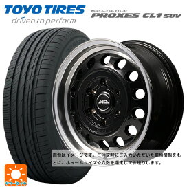 スズキ ジムニーシエラ(74系)用 215/70R16 100H トーヨー プロクセス CL1 SUV エムアイディー ガルシア シスコ タイプ2 ブラック/リムポリッシュ 新品サマータイヤホイール 5本セット