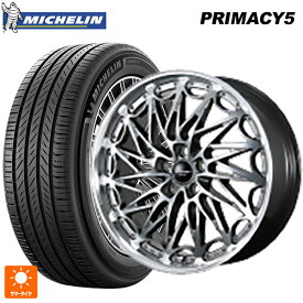 245/45R18 100W XL ミシュラン プライマシー5 正規品 トピー エクスクルーシブ ティーエルエムワンゼロツー H/S 18-8J 国産車用 サマータイヤホイール4本セット