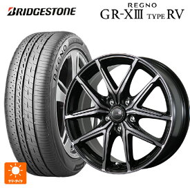 トヨタ カローラ スポーツ(210系)用 205/55R16 91V ブリヂストン レグノ GR-X3 タイプ RV 正規品 # トピー セレブロ エフティ―05 ブラックポリッシュ/ブラッククリア 新品サマータイヤホイール 4本セット
