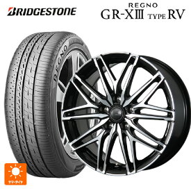トヨタ カローラ スポーツ(210系)用 205/55R16 91V ブリヂストン レグノ GR-X3 タイプ RV 正規品 # トピー セレブロ ダブリューエー45 ブラックポリッシュ 新品サマータイヤホイール 4本セット
