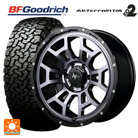 トヨタ ランドクルーザープラド(150系)用 2024年製 275/70R17 121/118R BFグッドリッチ オールテレーン TA KO2 ホワイトレター 正規品 # エムアイディー ナイトロパワー H6 スラッグ # ブラッククリア/ピアスドリルド 新品サマータイヤホイール 4本セット