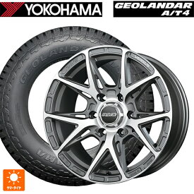 【7/4 20時〜 最大3万円OFFクーポン】スズキ ジムニーシエラ(74系)用 225/75R16 115/112S ヨコハマ ジオランダー AT4 G018 ブラックレター 正規品 レイズ ベルサス クラフトコレクション VV21SX M4 新品サマータイヤホイール 5本セット