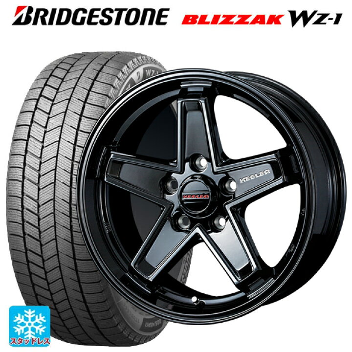235/60R18インチ ブリヂストン ブリザック WZ-1 WZ1 5H114.3 スタッドレスタイヤホイール4本セット ウェッズ レオニス VR PBMC