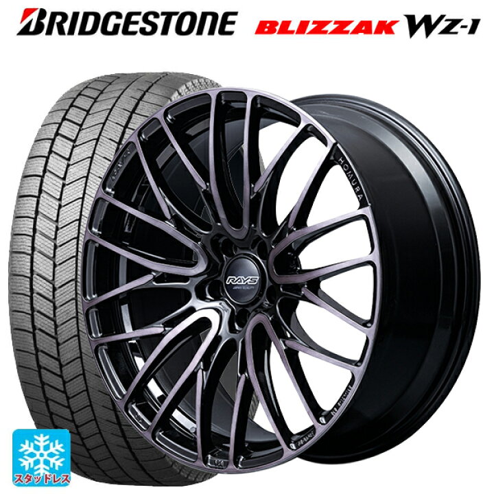 スタッドレスタイヤ ブリヂストン ブリザック WZ-1 235/60R18 107Q XL ＆ ジョーカー スピリッツ 8.0-18 タイヤホイール4本セット235/60-18 BRIDGESTONE BLIZZAK WZ-1