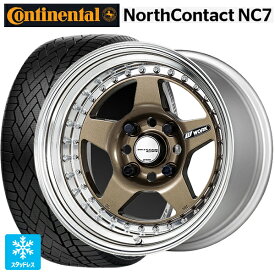205/55R16 94T XL コンチネンタル ノースコンタクトNC7 正規品 ワーク マイスター CR01 HPG 16-6.5J 国産車用 スタッドレスタイヤホイール4本セット