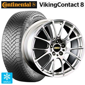 225/55R18 102H XL コンチネンタル コンチバイキングコンタクト8 正規品 BBS RE-V DS 18-8.5J 国産車用 スタッドレスタイヤホイール4本セット
