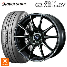 トヨタ カローラ スポーツ(210系)用 205/55R16 91V ブリヂストン レグノ GR-X3 タイプ RV 正規品 # ウェッズ ウェッズスポーツ SA25R WBC 新品サマータイヤホイール 4本セット