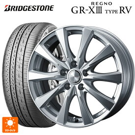 トヨタ カローラ スポーツ(210系)用 205/55R16 91V ブリヂストン レグノ GR-X3 タイプ RV 正規品 # ウェッズ ジョーカー スピリッツ シルバー 新品サマータイヤホイール 4本セット