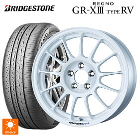 トヨタ カローラ スポーツ(210系)用 205/55R16 91V ブリヂストン レグノ GR-X3 タイプ RV 正規品 # エンケイ エンケイスポーツ RC-T5 White 新品サマータイヤホイール 4本セット