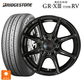 【6/22 20時〜 全品P5倍＆クーポン】215/60R17 96H ブリヂストン レグノ GR-X3 タイプ RV 正規品 # 共豊 ザインEK ソリッドブラック 17-7J 国産車用 サマータイヤホイール4本セット