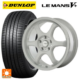 スバル WRX S4(VBH)用 245/40R18 93W ダンロップ ルマン5プラス(ルマン5+) # ゴジゲン ホワイト 新品サマータイヤホイール 4本セット