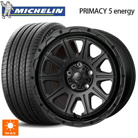 ホンダ ステップワゴン(RP6~8)用 205/60R16 96V XL ミシュラン 正規品 プライマシー5 エナジー ジャパン三陽 ハイブロック レグルス サテンブラック 新品サマータイヤホイール 4本セット
